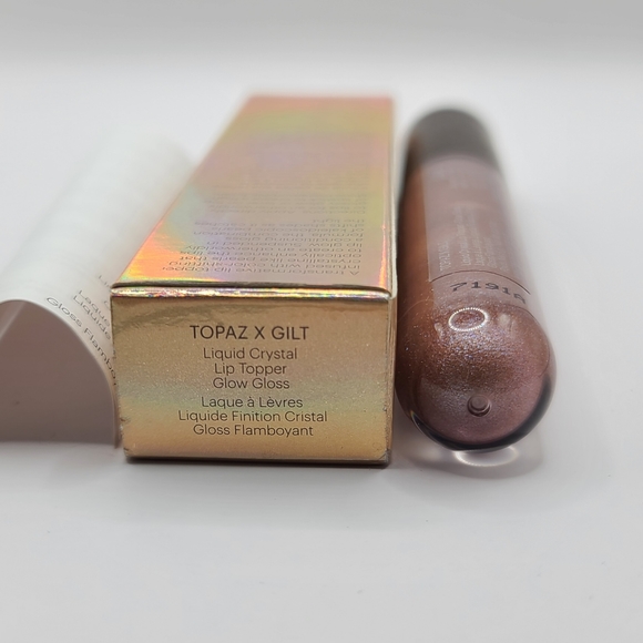 Becca Liquid Crystal Lip Topper Glow Gloss in Topaz X Gilt - Picture 4 of 7